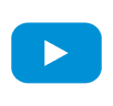 logo youtube bleu