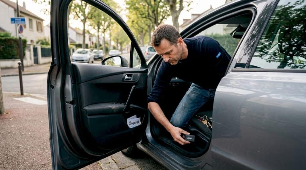 Pose d’un dispositif GPS à bord de votre véhicule