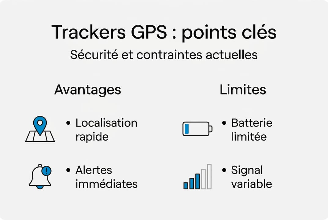 Infographie : tout savoir sur les points forts et les limites du traceur GPS