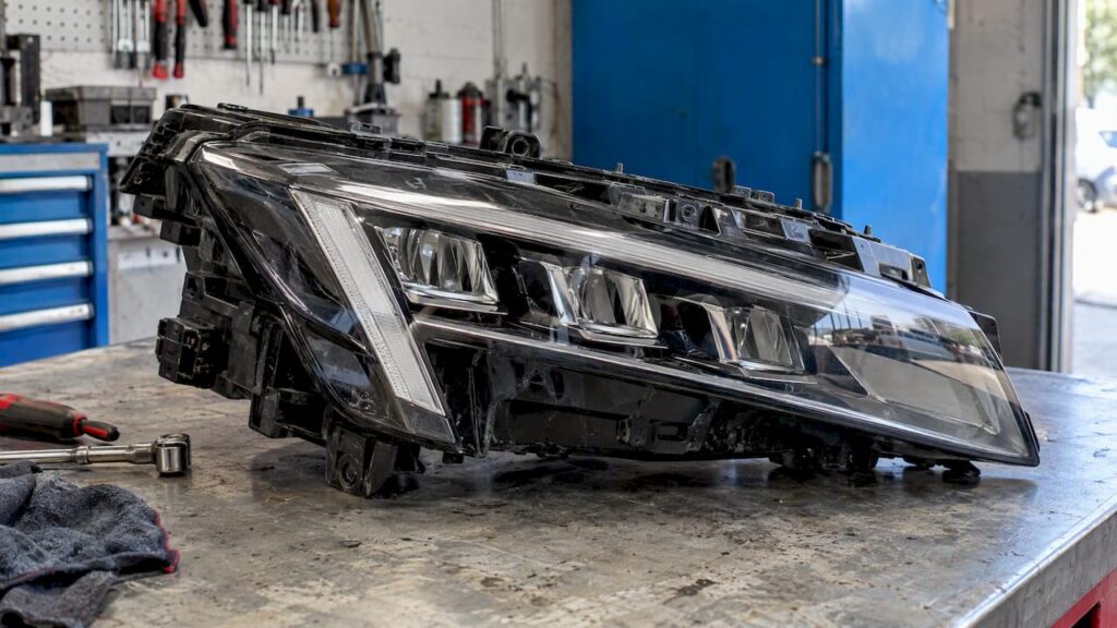 Feu Full LED de la Peugeot 508 retiré